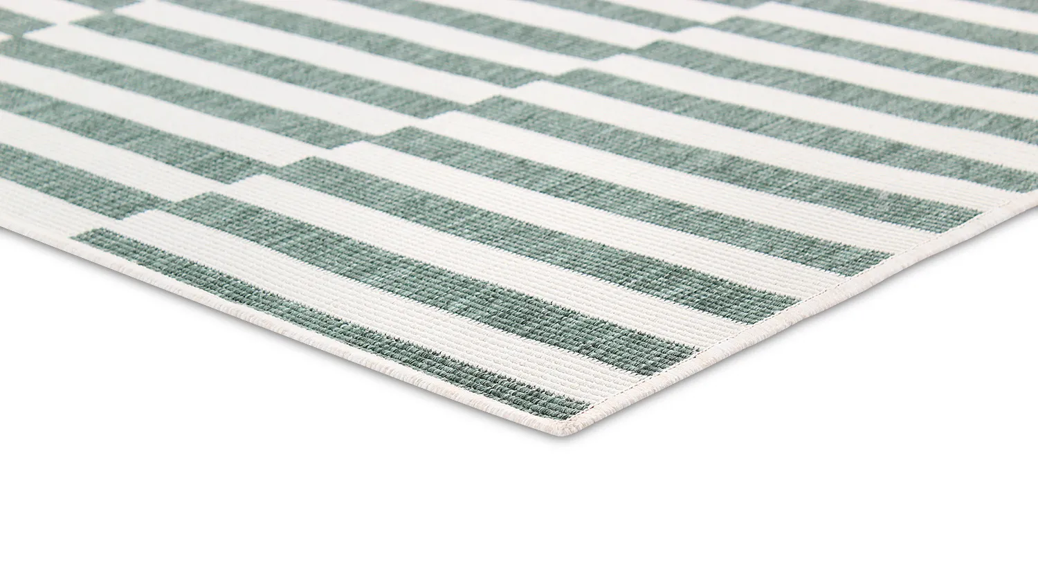 Indoor/Outdoor rug - Otto (green)