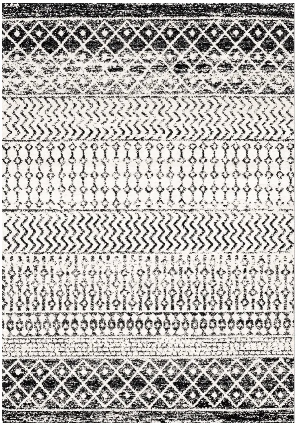 Wilton rug - Ovada (black/white)