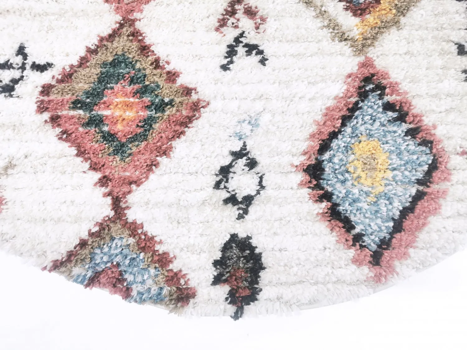 Round rugs - Sezze (beige/multi)