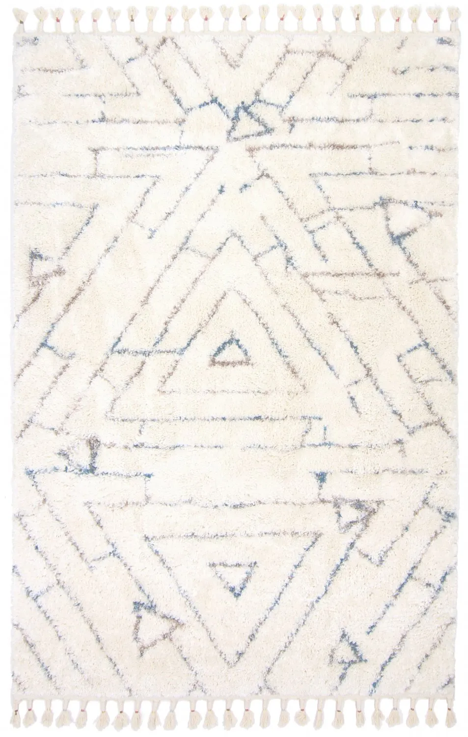 Shaggy rugs - Valencia (blue/multi)