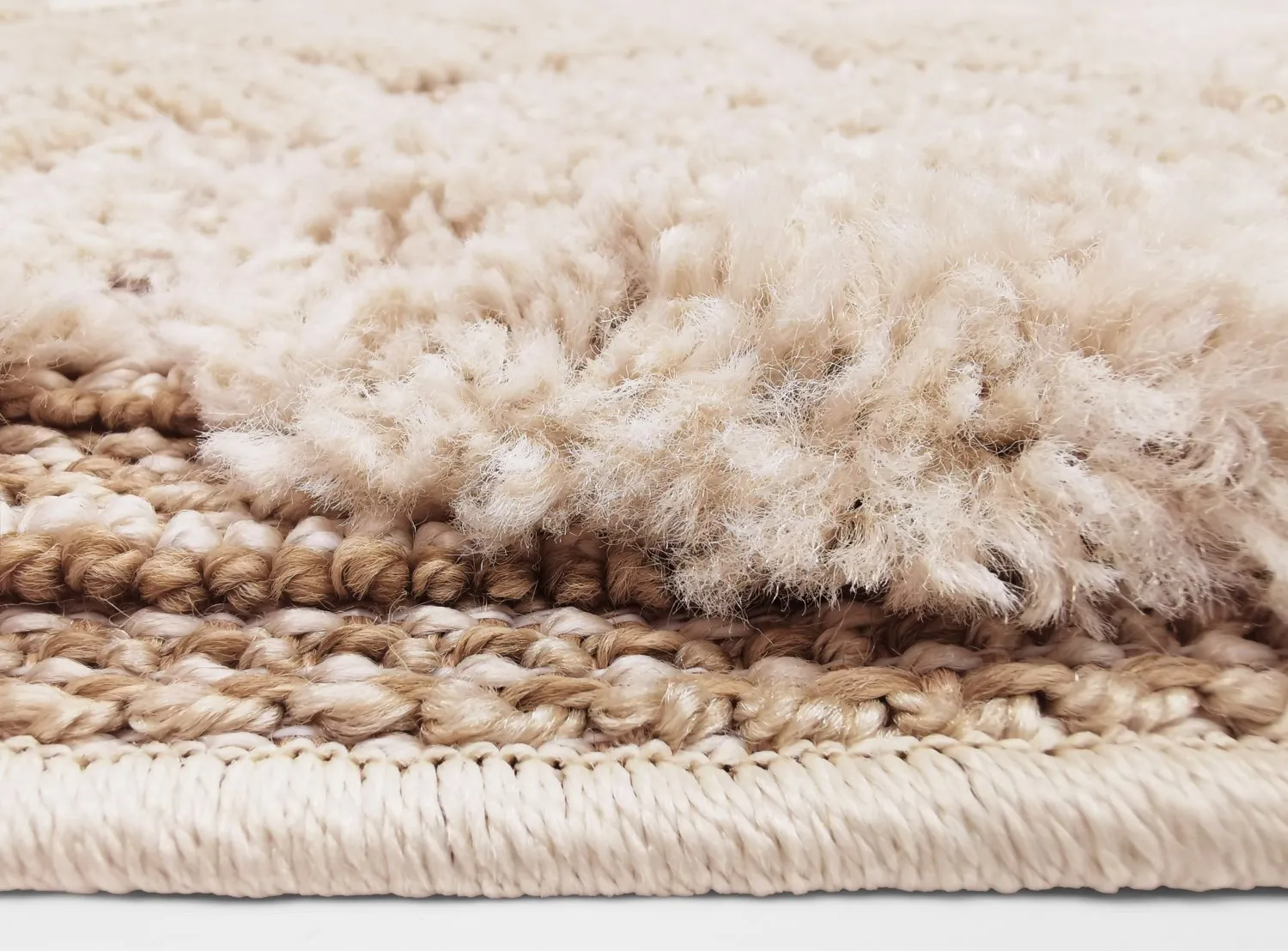 Shaggy rugs - Fondi (beige)