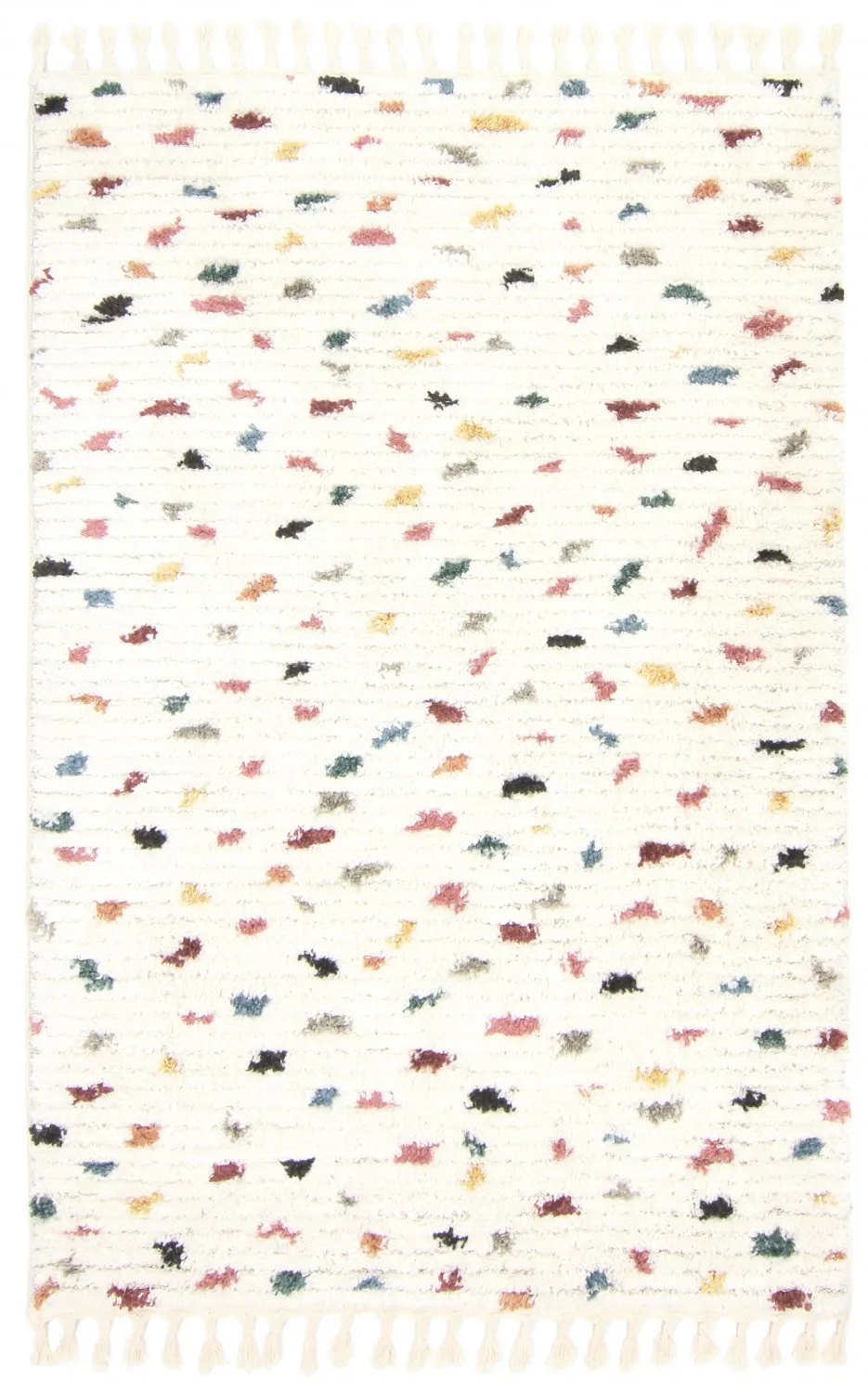 Shaggy rugs - Luzi (beige/multi)