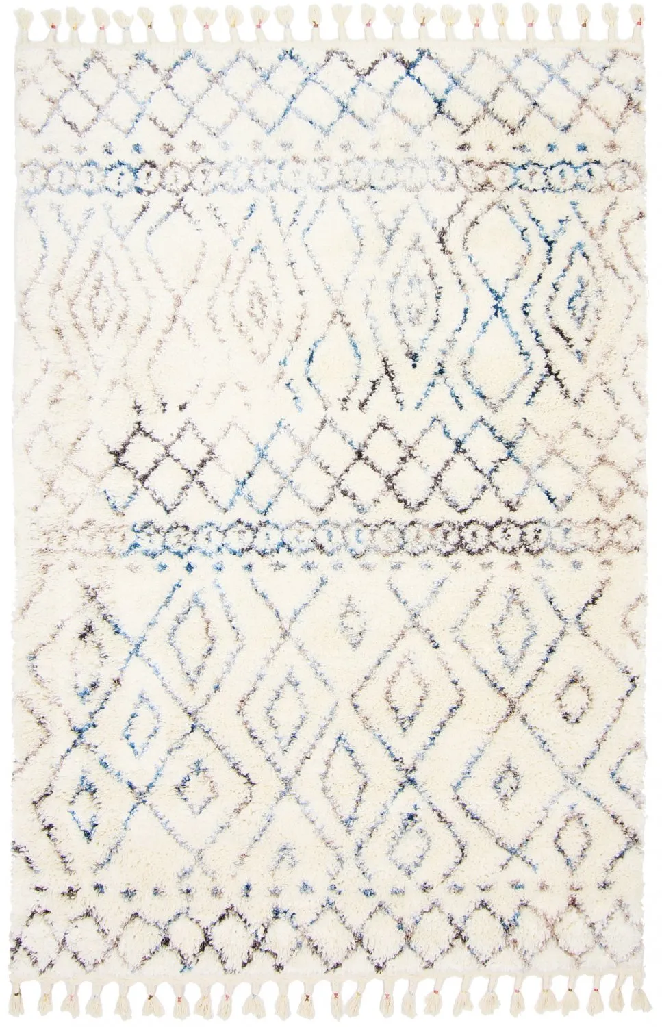 Shaggy rugs - Marini (blue/multi)