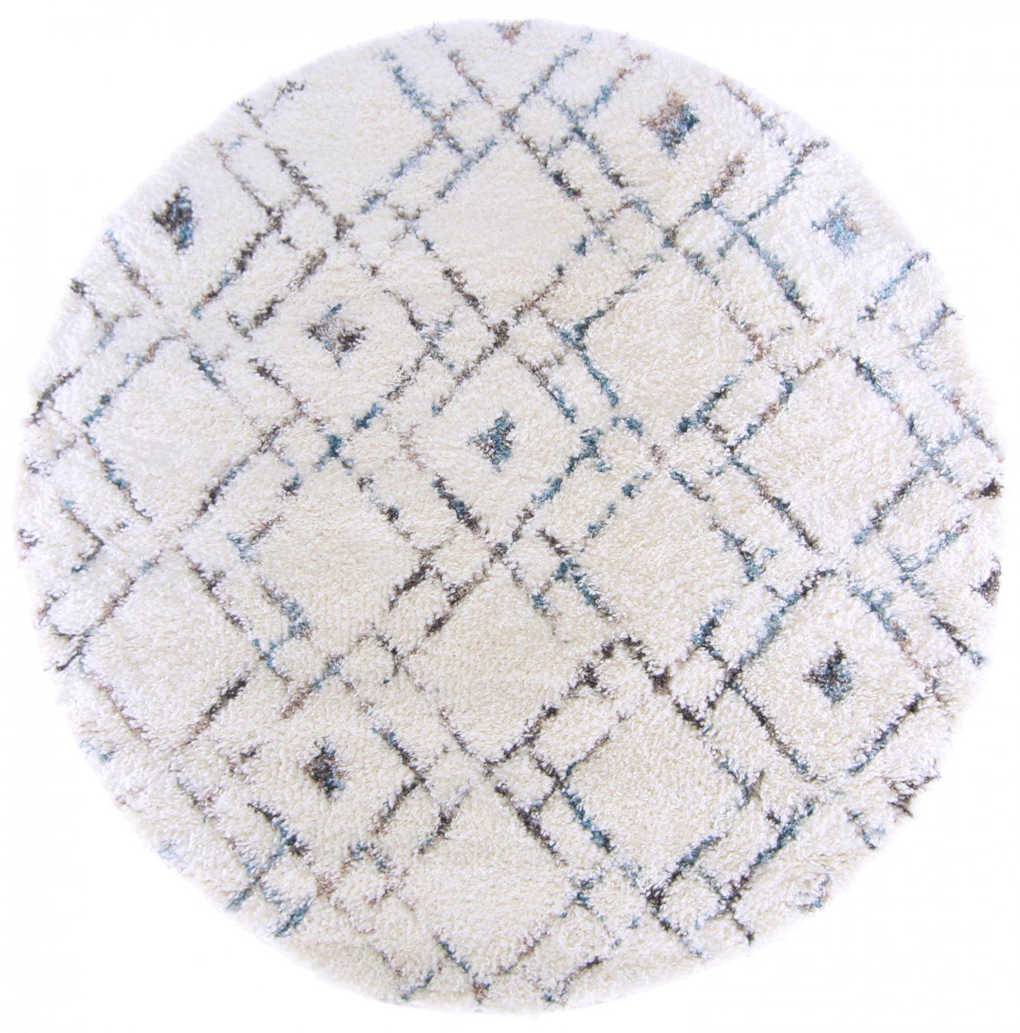 Round rugs - Lugo (blue/multi)
