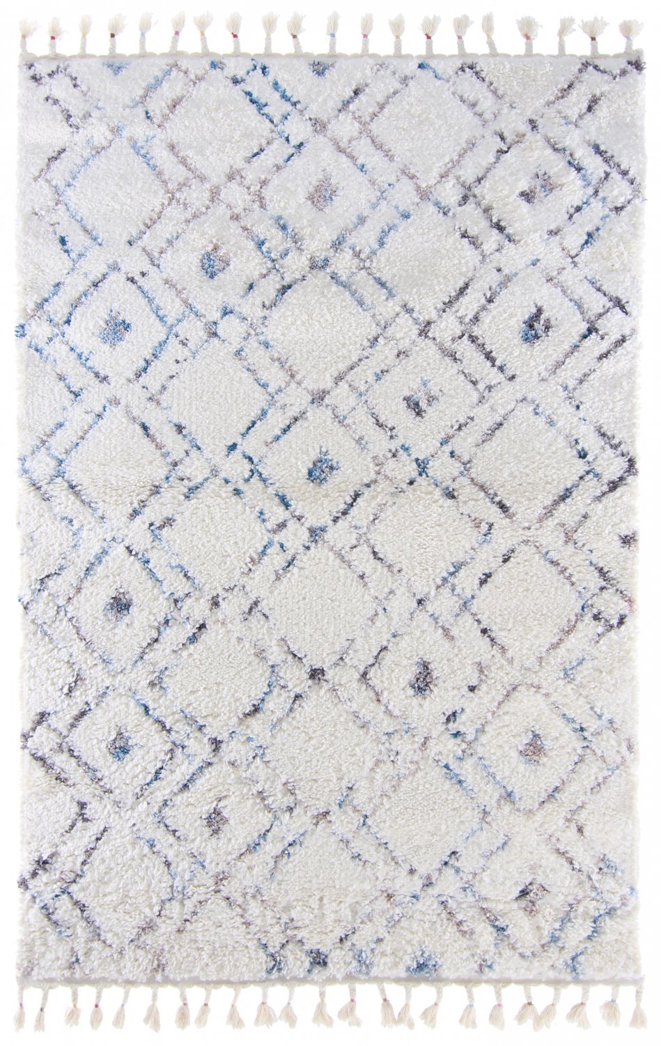 Shaggy rugs - Lugo (blue/multi)