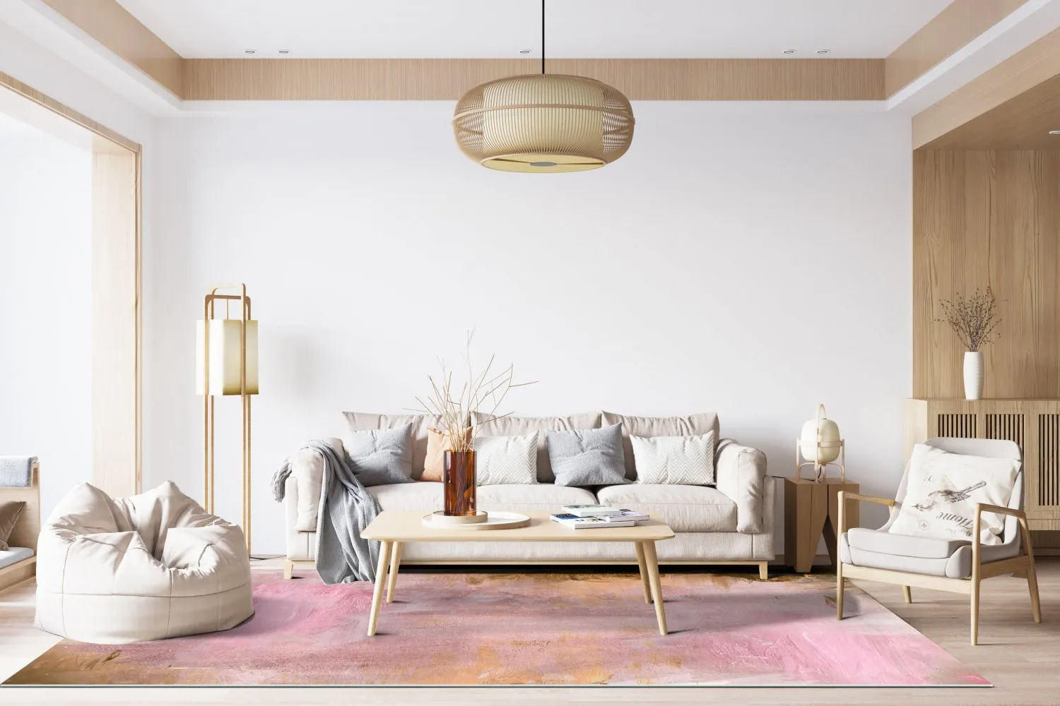 Wilton rug - Bonn (pink)