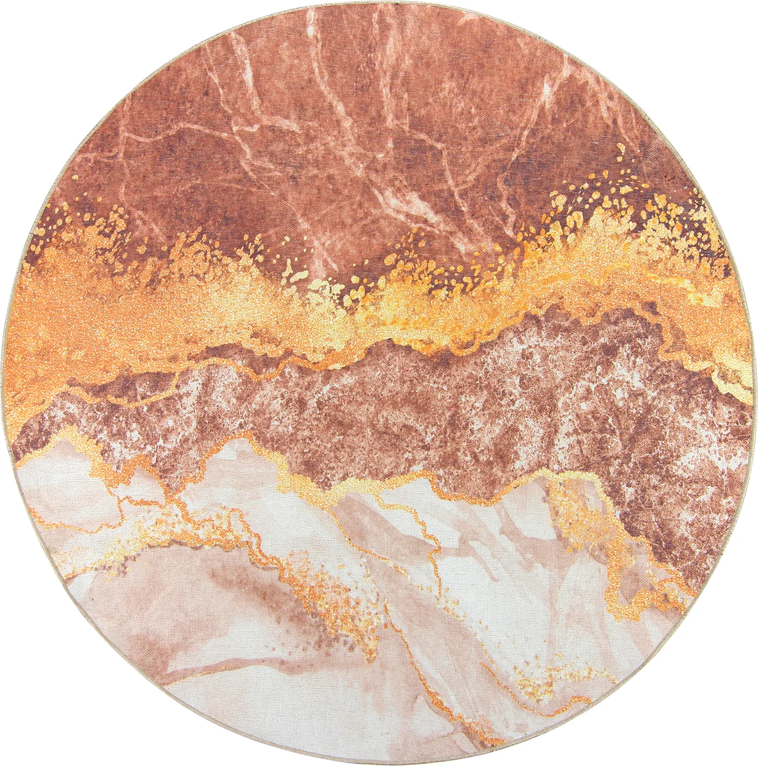 Round rug - Padova (pink/multi)