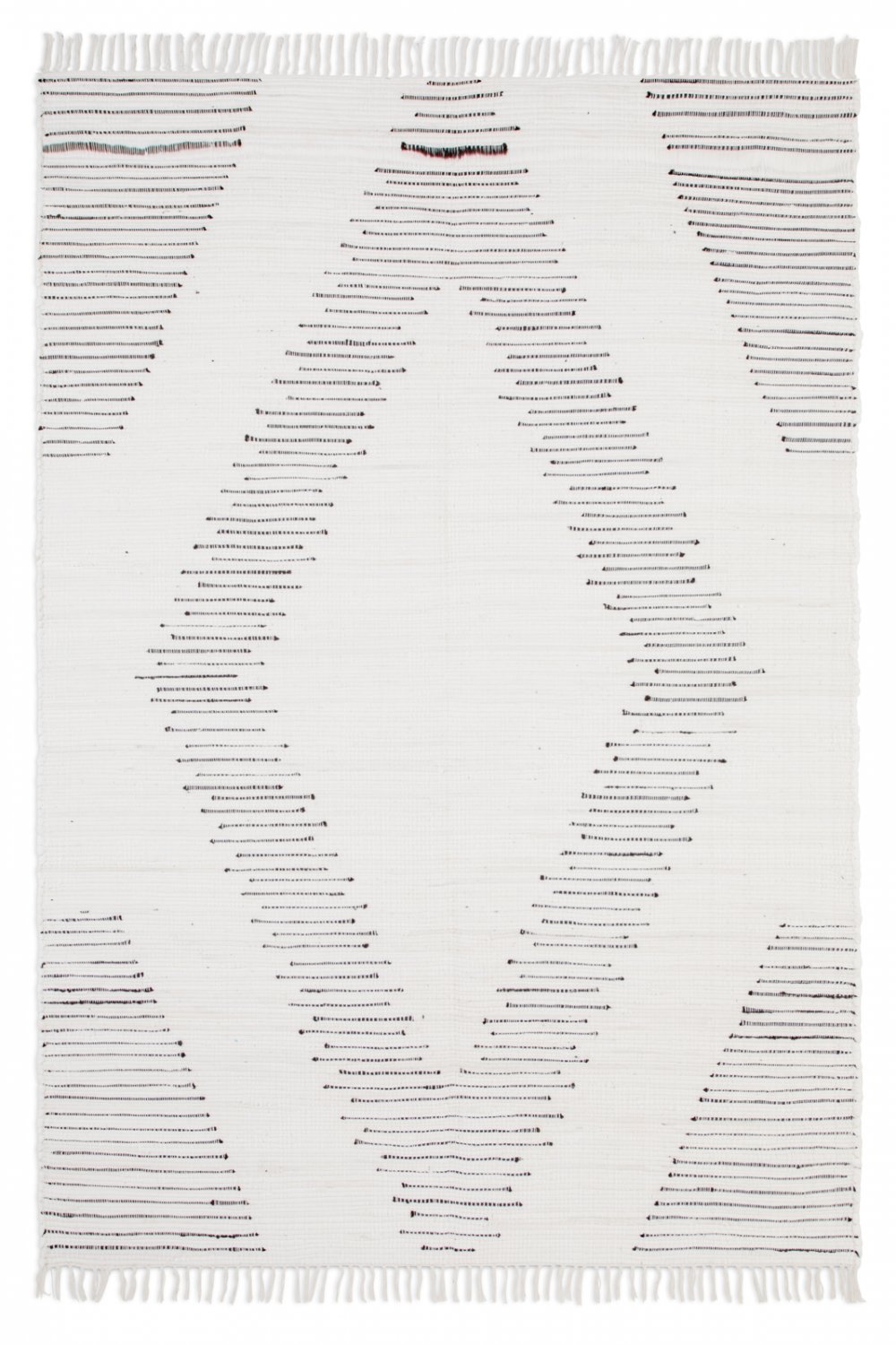 Rag rug - Palani (white/black)