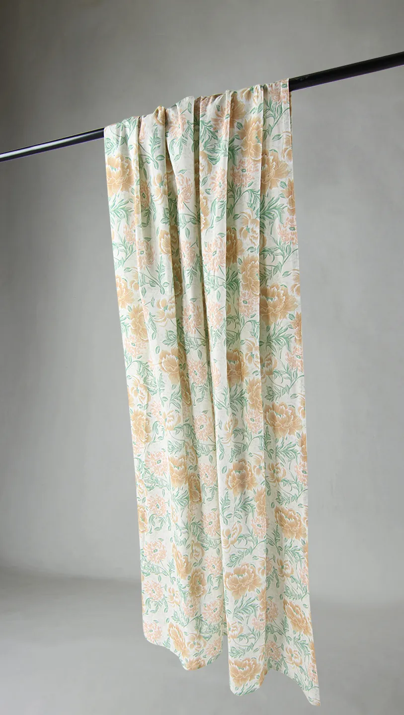 Curtains - Cotton curtain Almira (yellow)