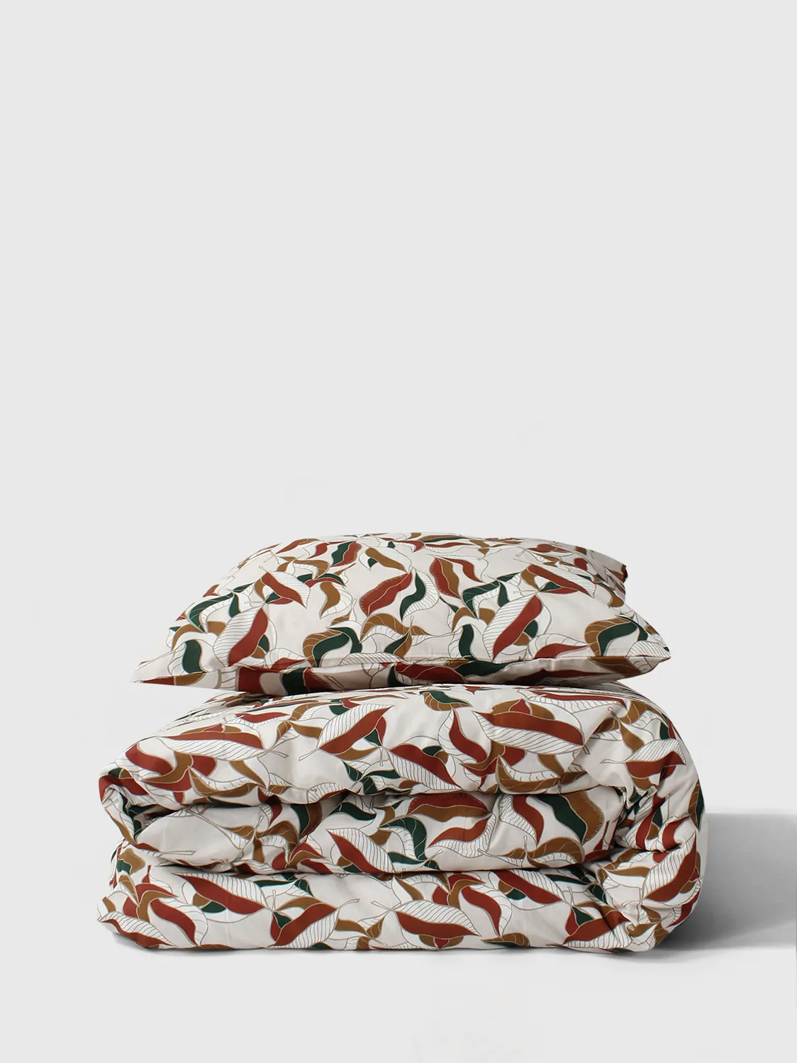 Bedset - Amalie (beige/rust)