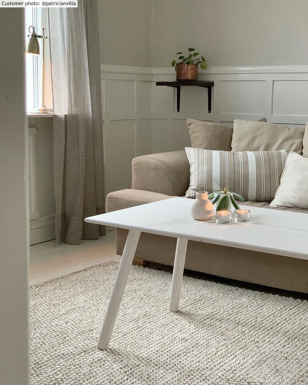 Wool rug - Avafors Wool Bubble (beige)
