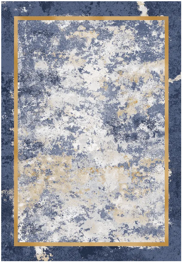 Wilton rug - Peri (blue/multi)