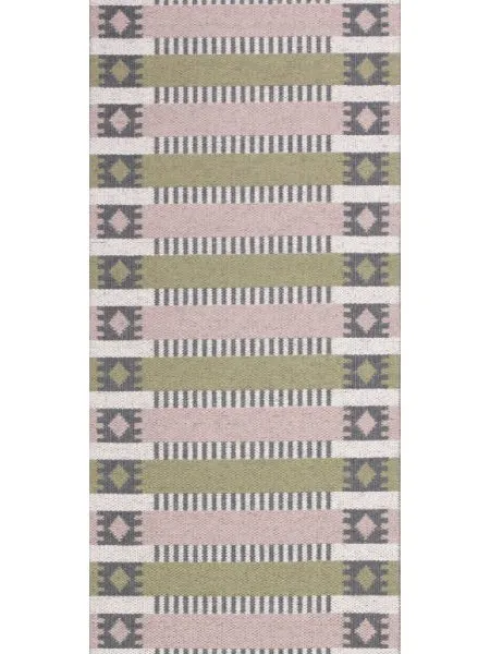 Plastic Mats - The Horredmatta Märta (olive/pink)