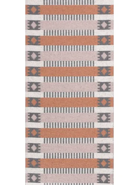 Plastic Mats - The Horredmatta Märta (rust/pink)