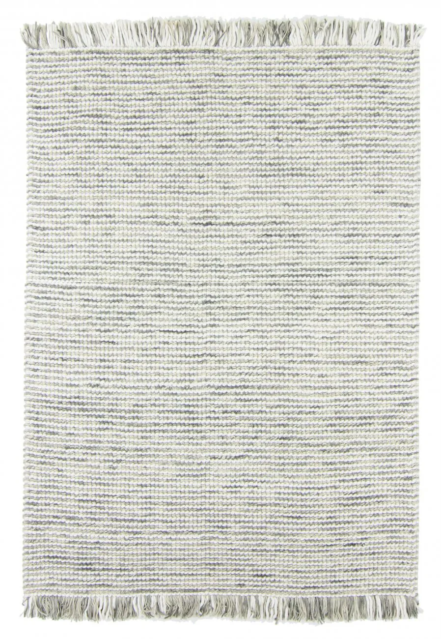 Wool rug - Plockton (grey/white/green)