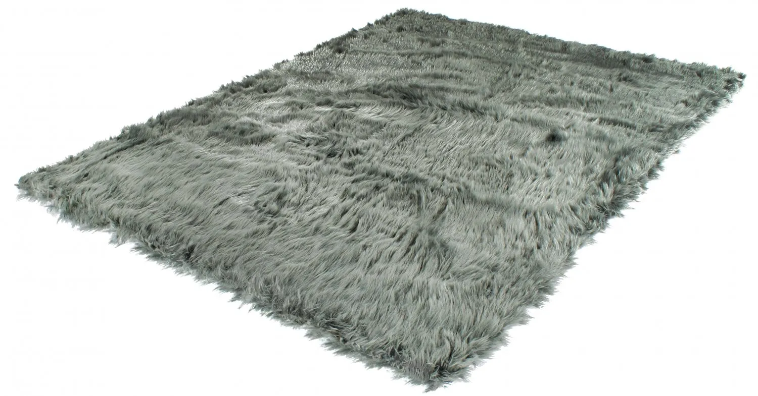 Shaggy rugs - Pomaire (grey/green)