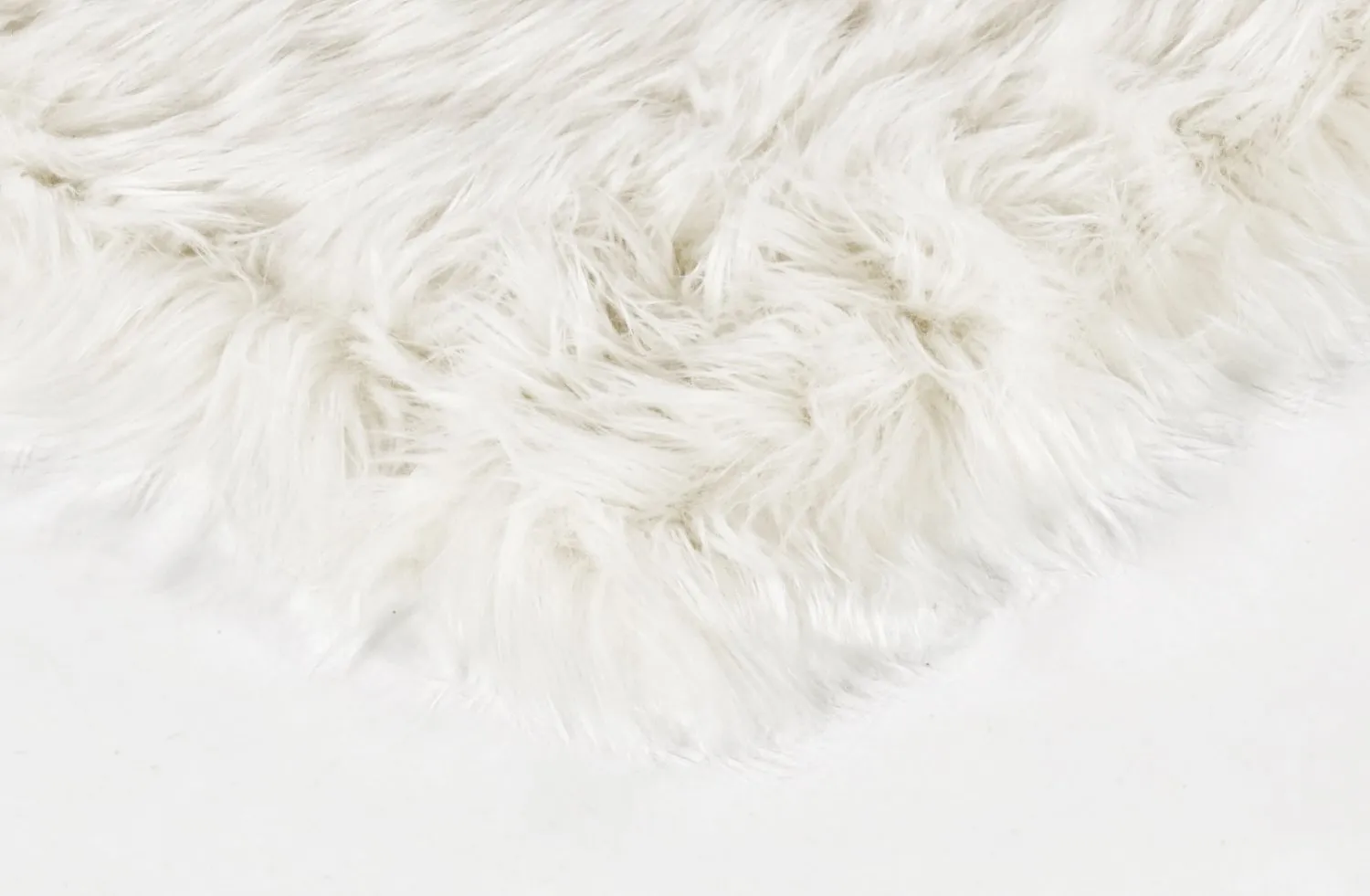 Shaggy rugs - Pomaire (white)