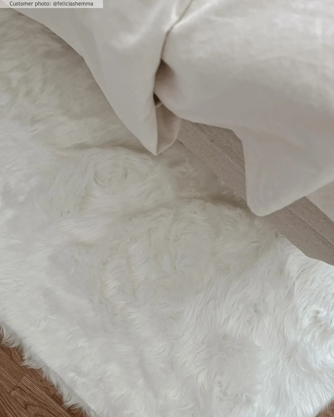 Shaggy rugs - Pomaire (white)