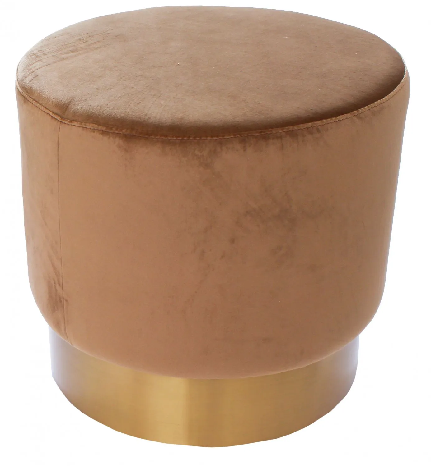 Pouf velvet - Copenhagen (brown)