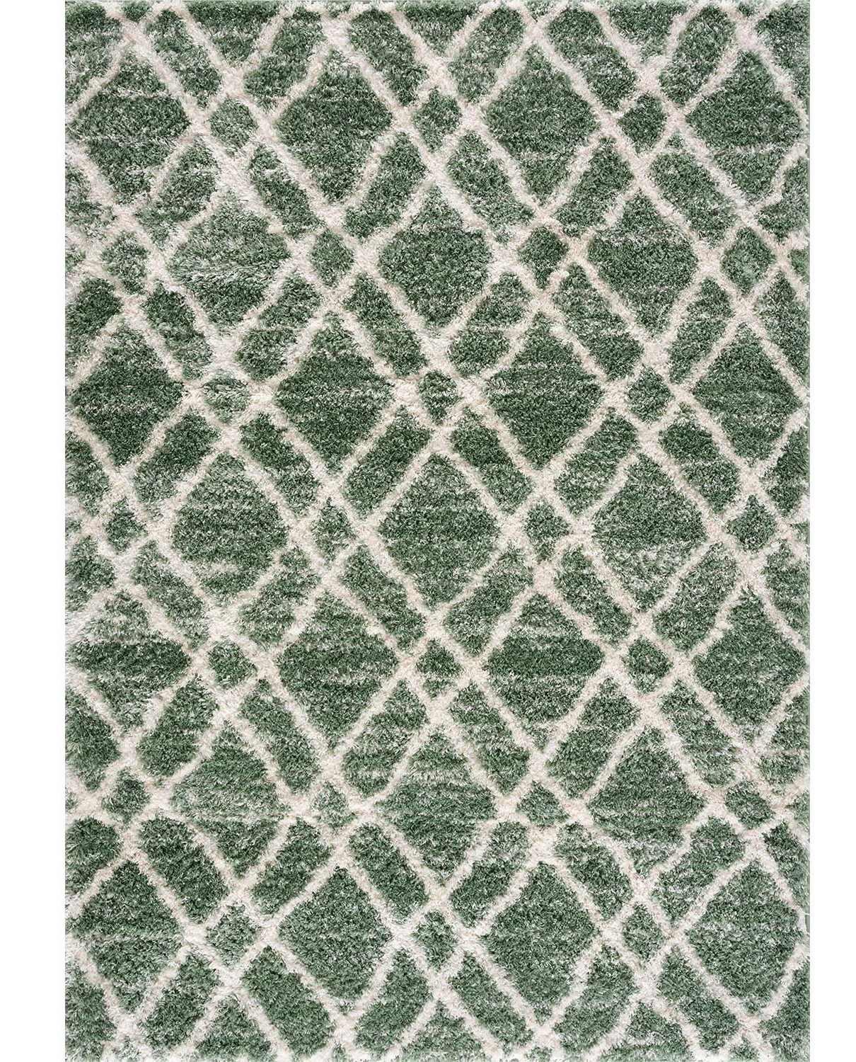 Shaggy rugs - Taroudant (green)