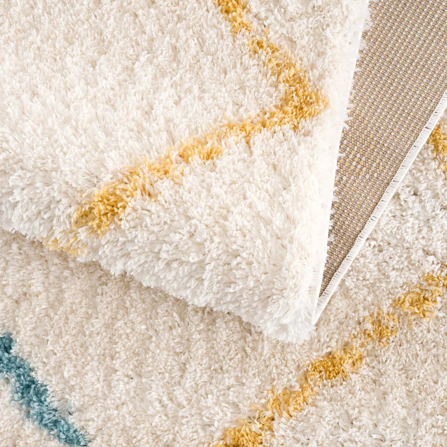 Shaggy rugs - Merzouga (yellow)