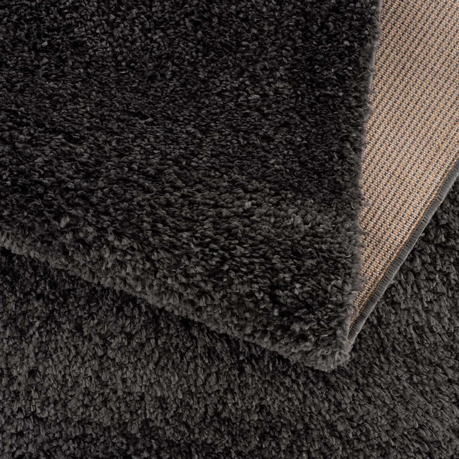 Shaggy rugs - Cudillero (black/anthracite)