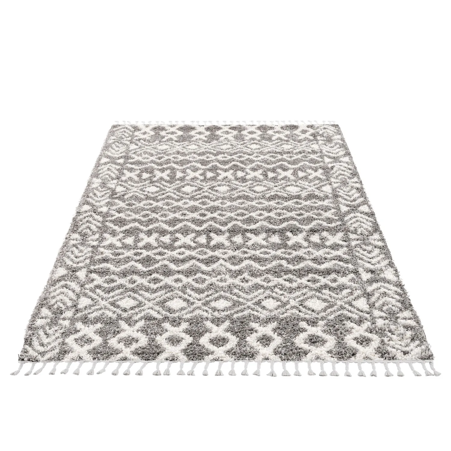 Shaggy rugs - Loja (grey)