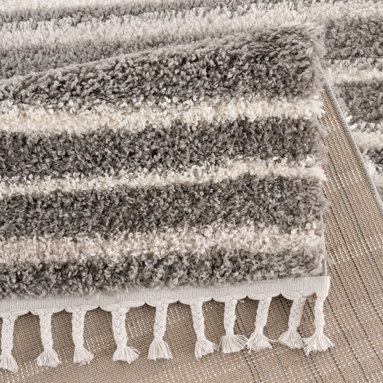 Shaggy rugs - Manabi (grey)