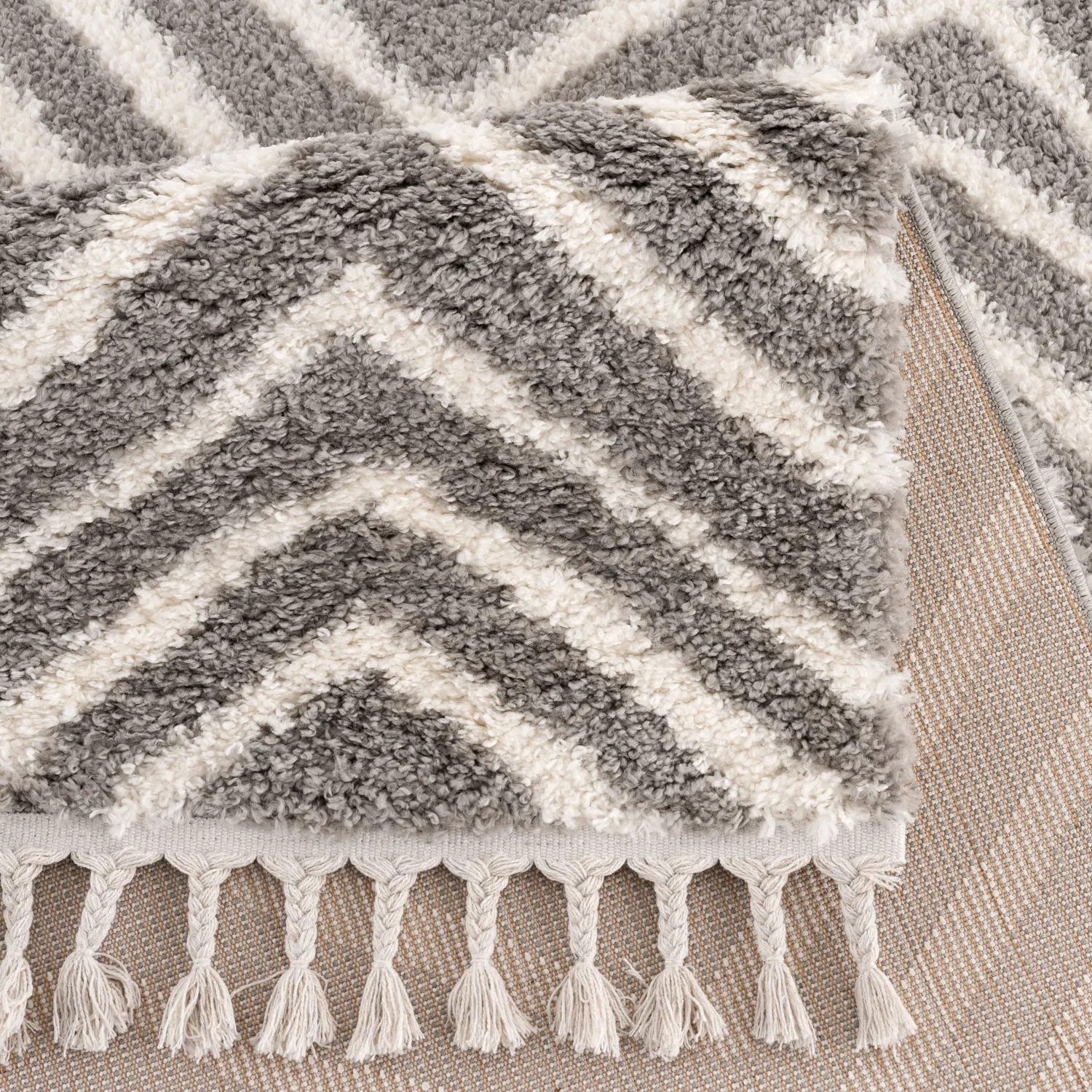 Shaggy rugs - Chimborazo (grey)