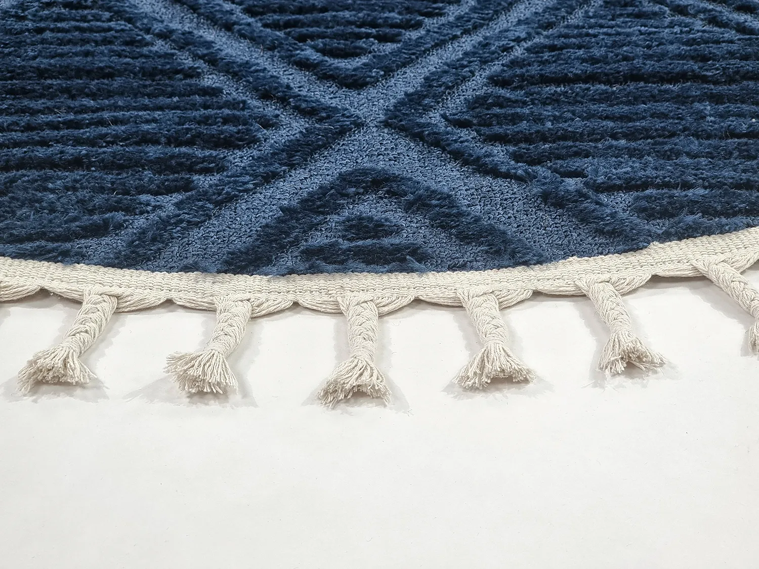 Round rug - Dover (blue)