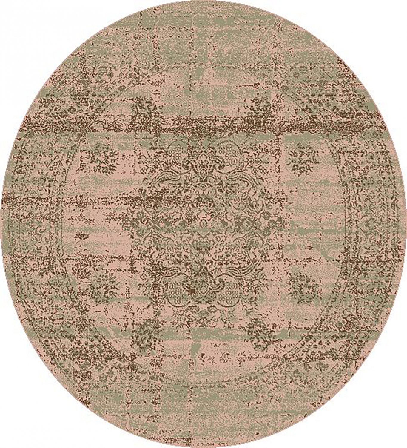Round rug - Peking Royal (pink)