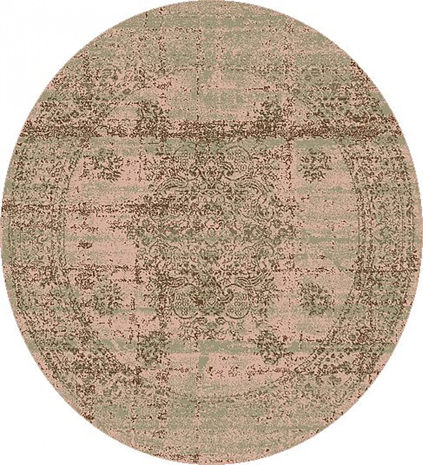 Round rug - Peking Royal (pink)