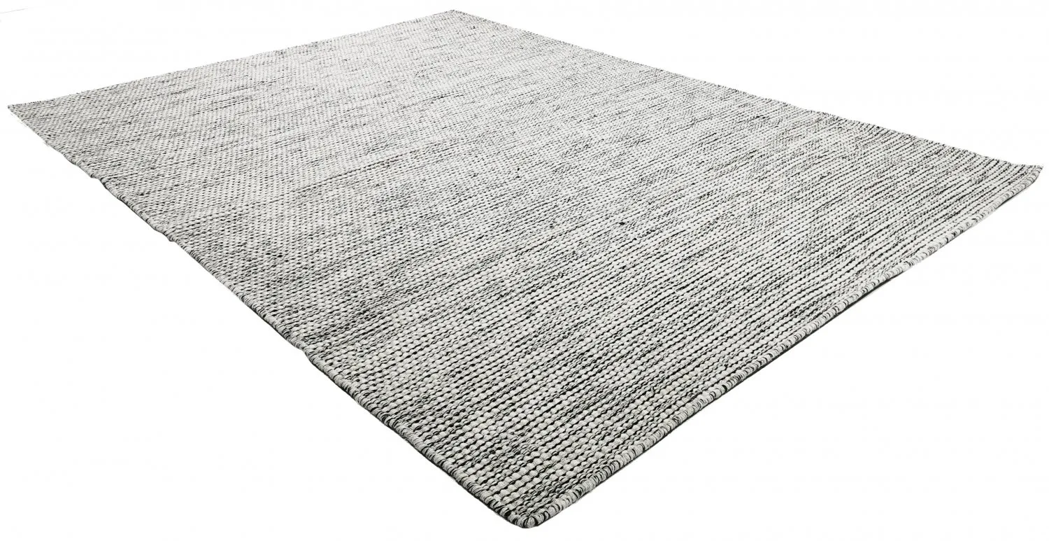 Wool rug - Otago (grey/black)