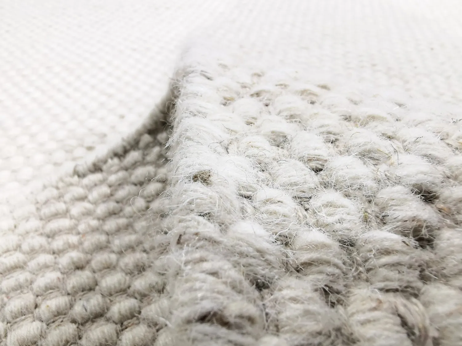 Wool rug - Otago (white)