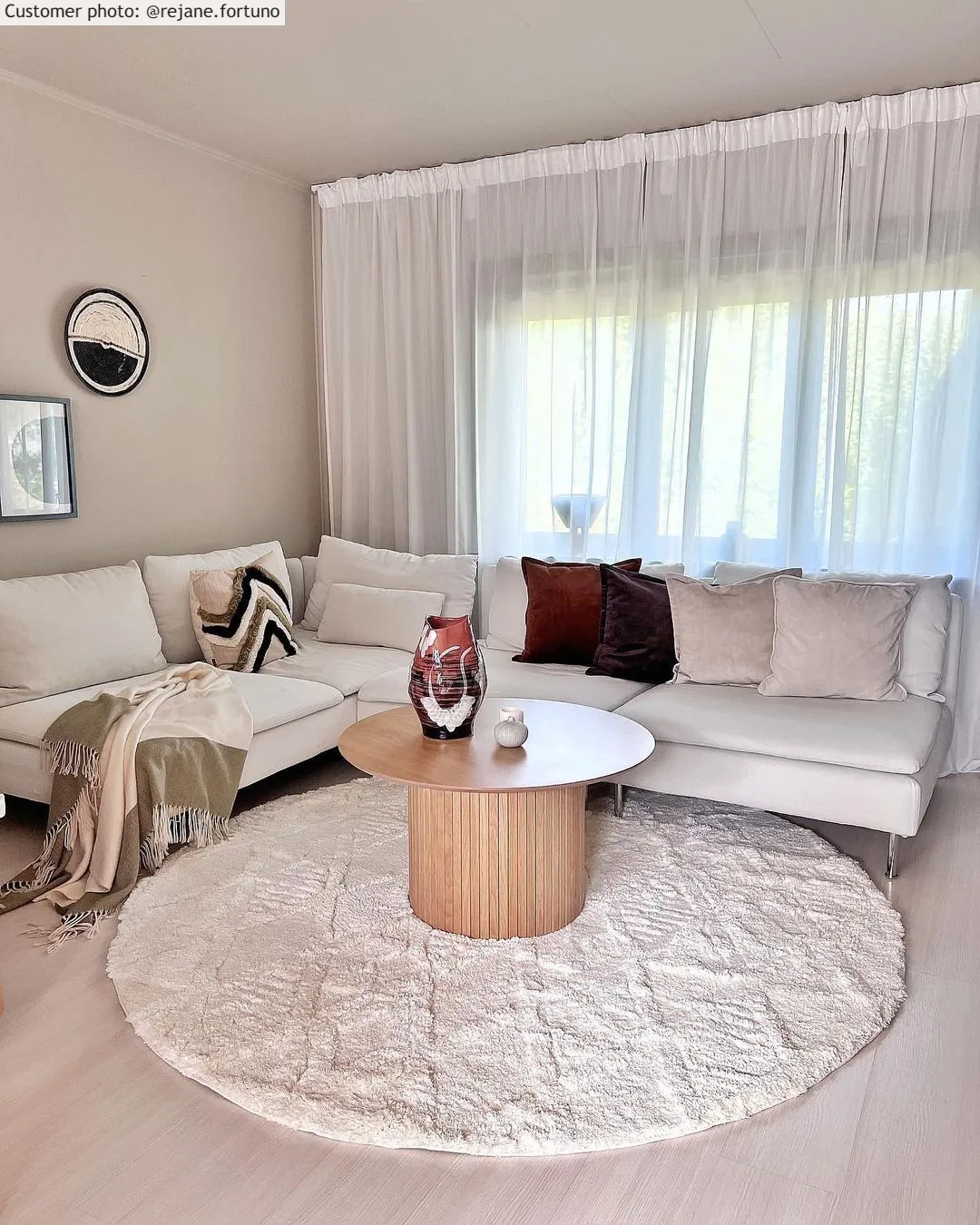 Round rugs - Rostock (offwhite)