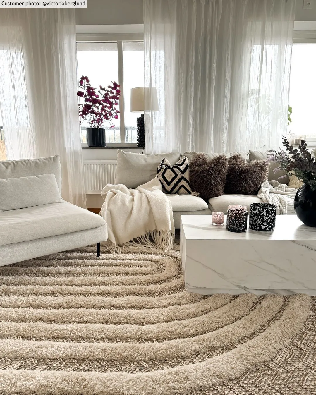 Shaggy rugs - Ronda (beige)