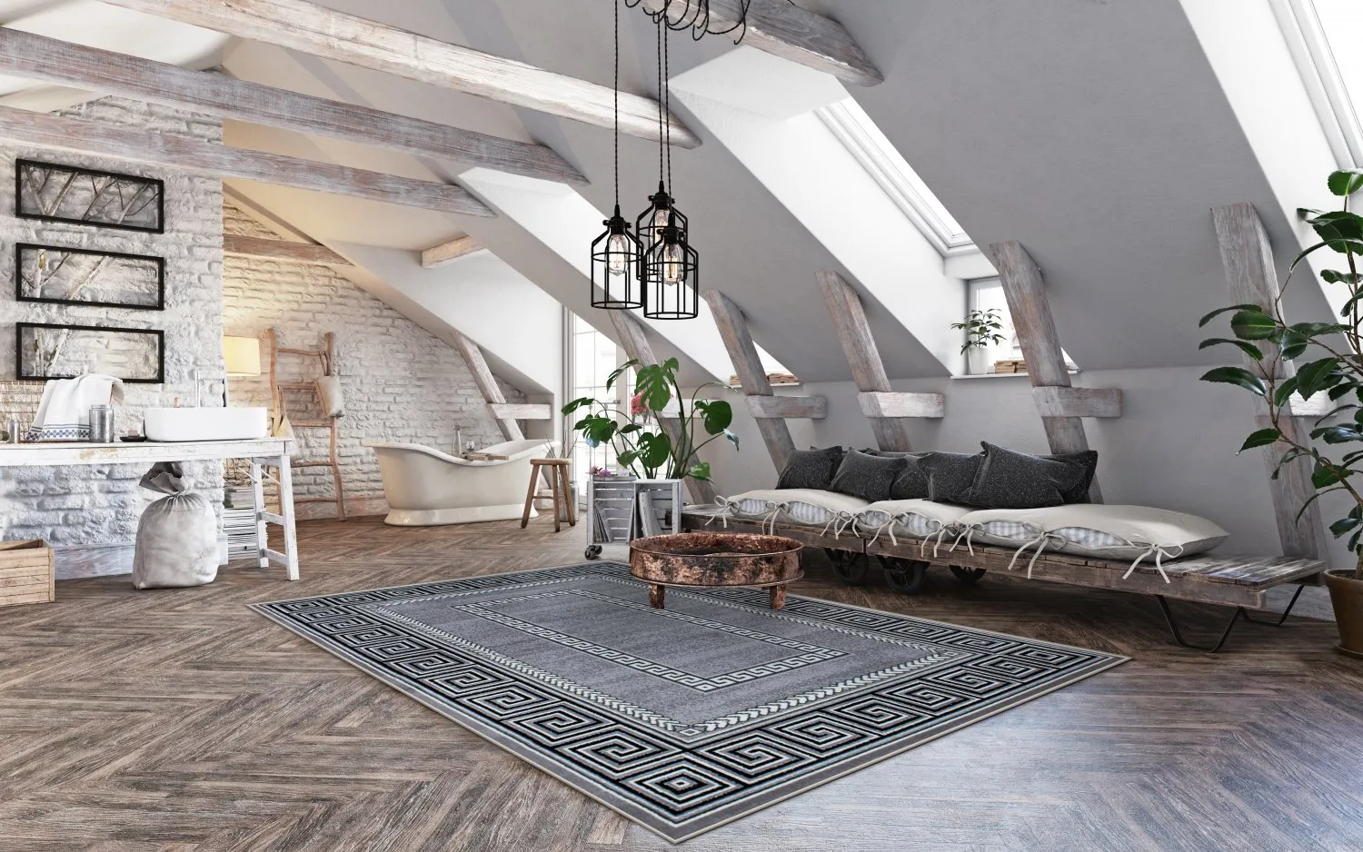 Wilton rug - Ankara Versace (grey)