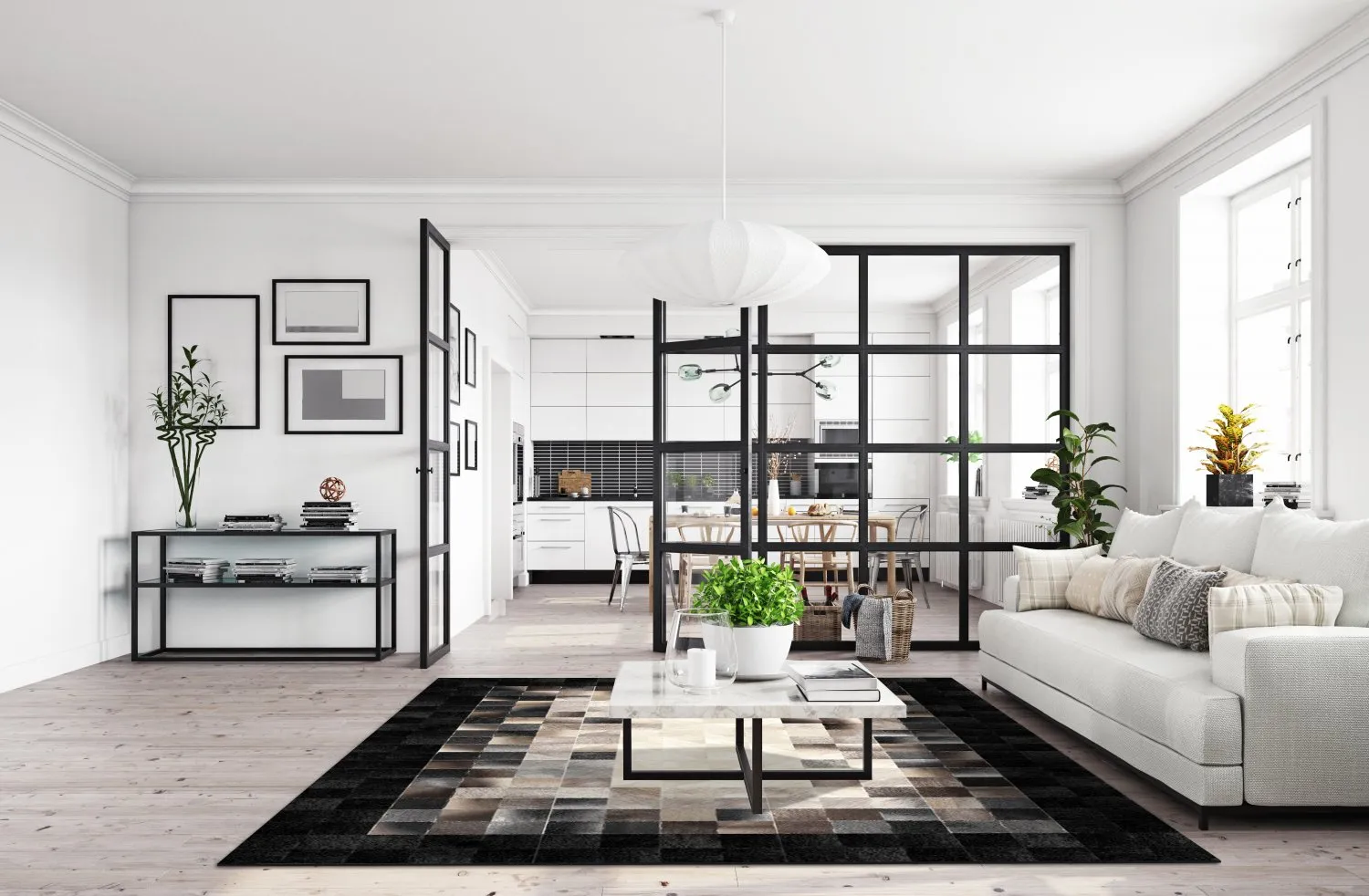 Wilton rug - Livada (black/multi)