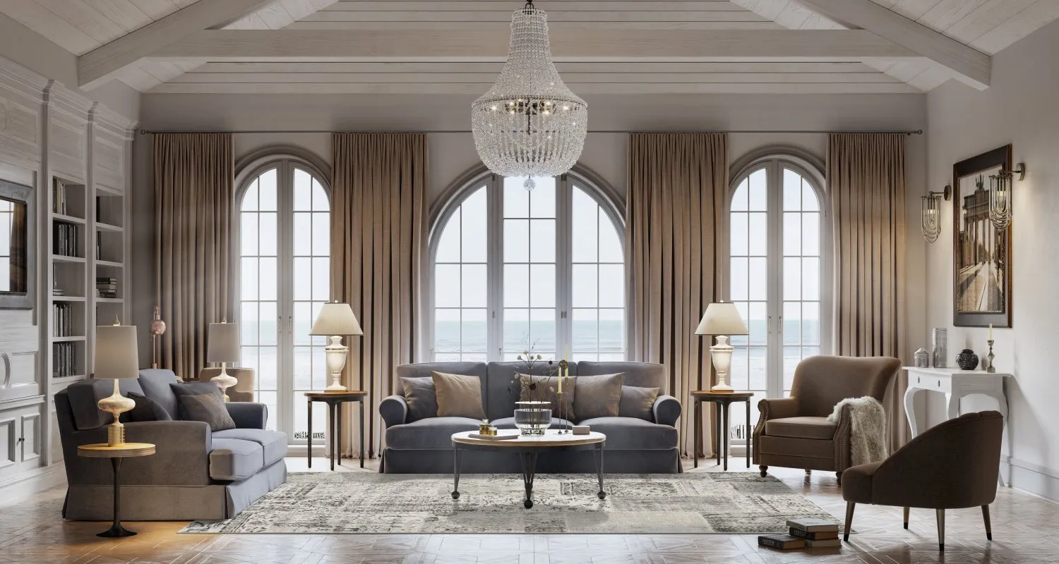 Wilton rug - Villani (cream/silver)