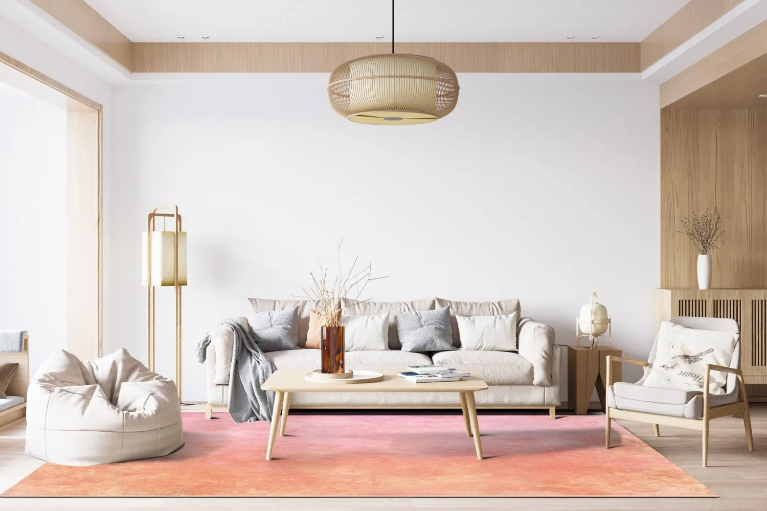 Wilton rug - Baden (pink)