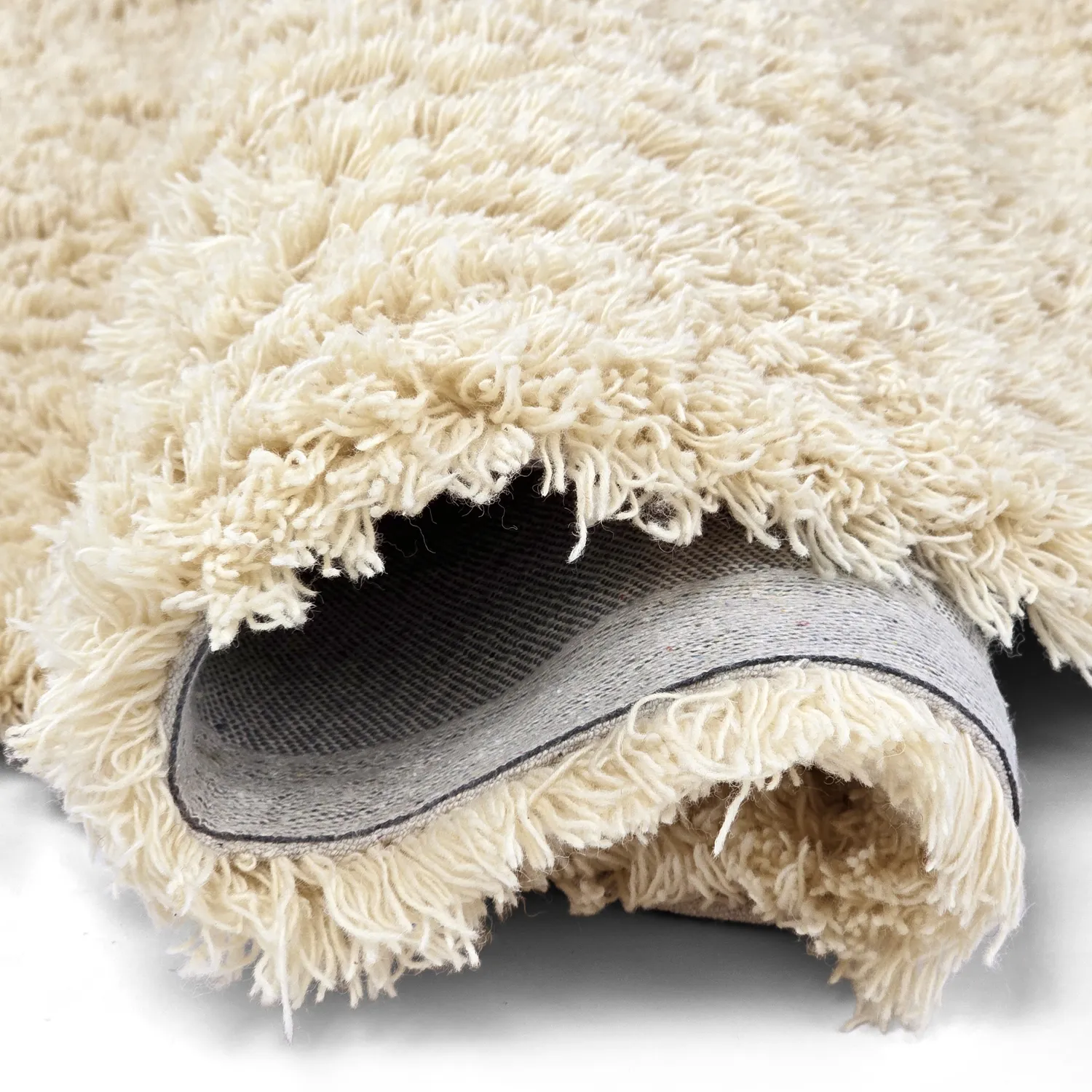 Round rug - Aliste Wool Shaggy (alabaster gleam)