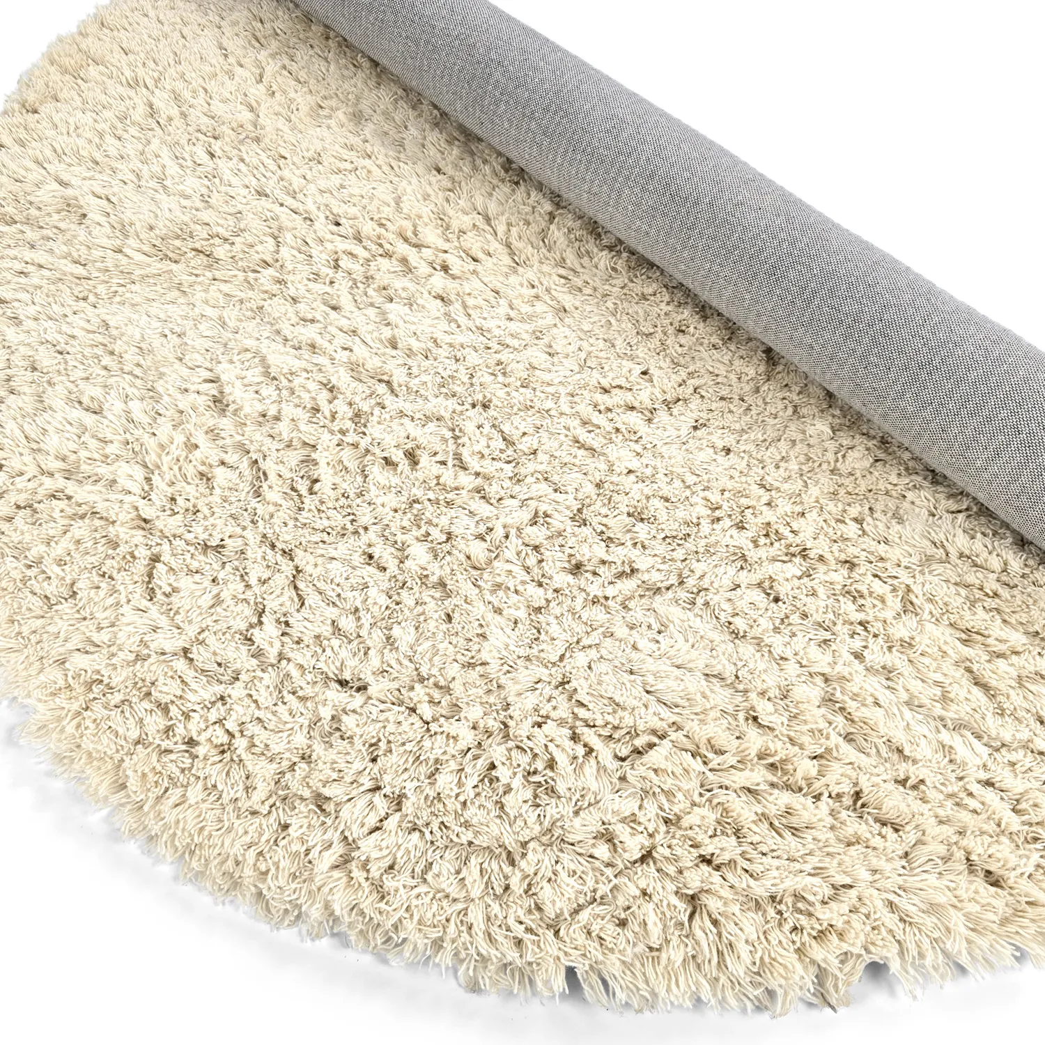 Round rug - Aliste Wool Shaggy (alabaster gleam)