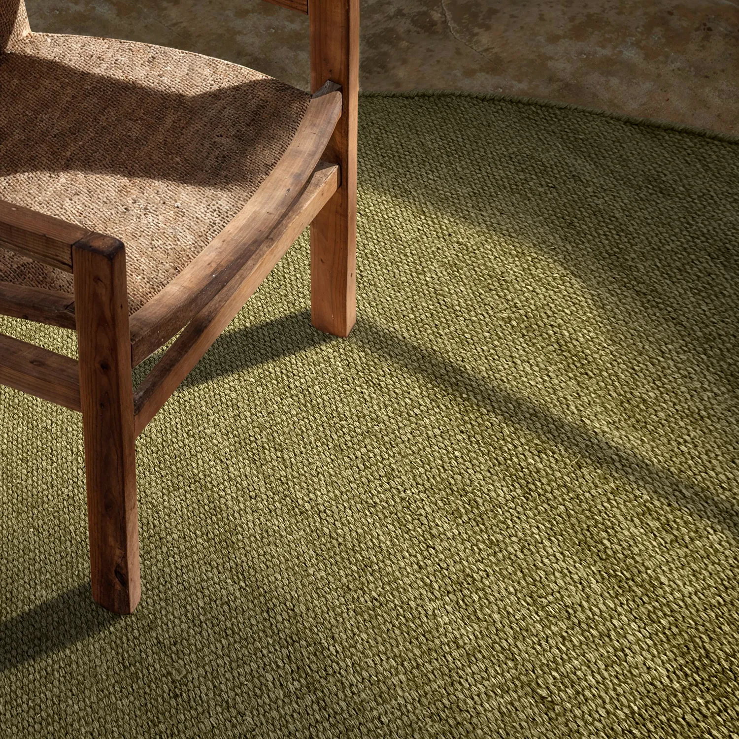 Round rug - Hamilton (moss green)
