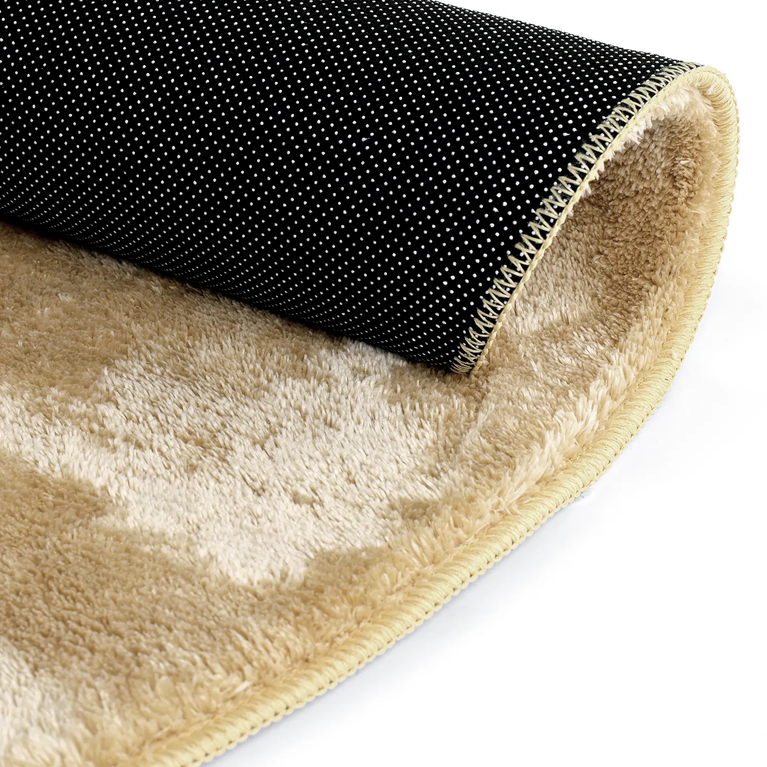 Round rugs - Aranga Super Soft Fur (dark beige)