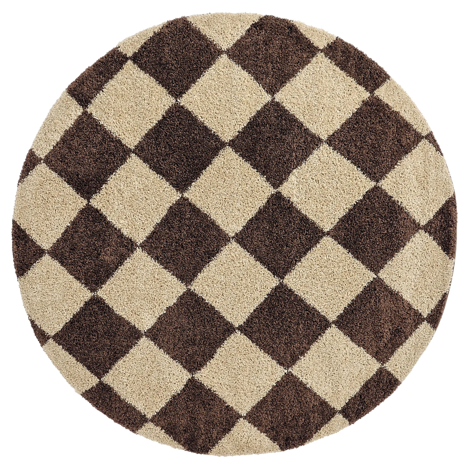 Round rugs - Albi (brown/beige)