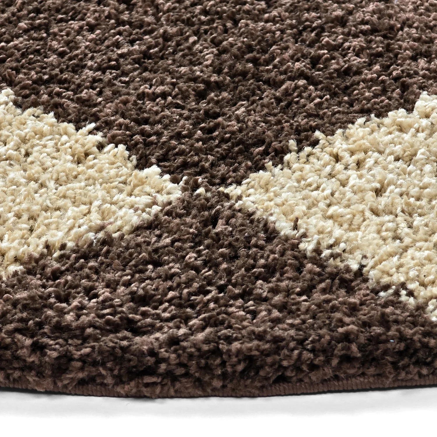 Round rugs - Albi (brown/beige)