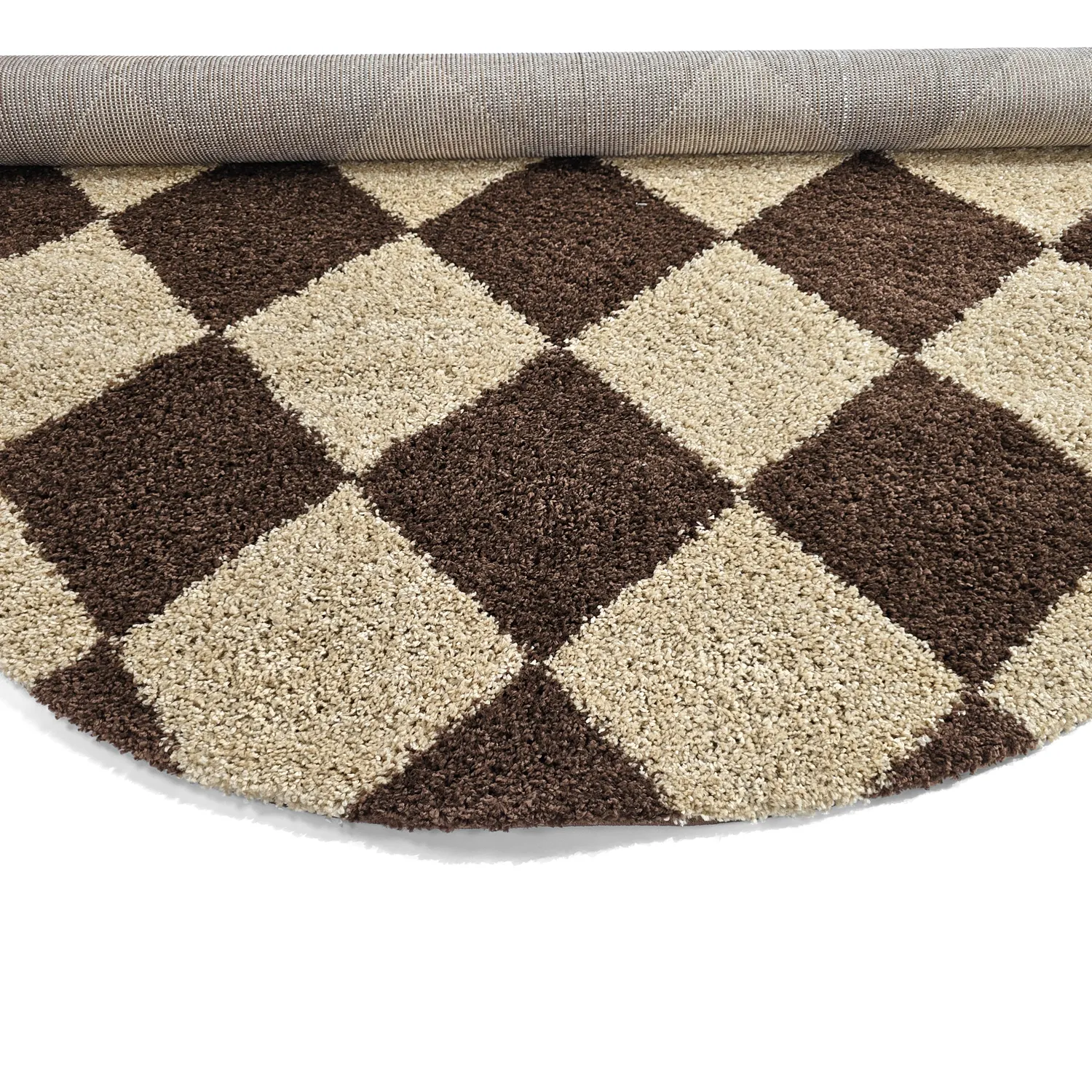 Round rugs - Albi (brown/beige)