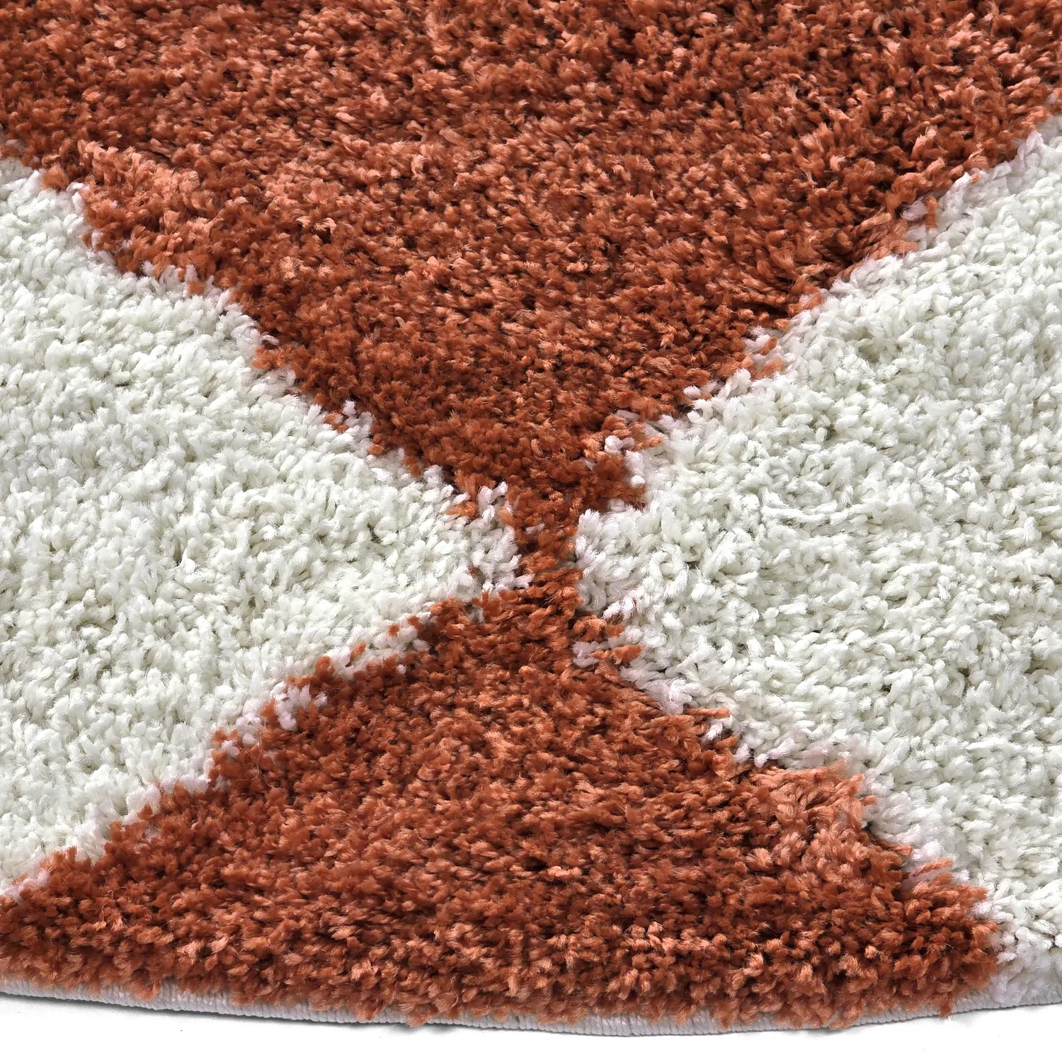 Round rugs - Albi (white/orange)