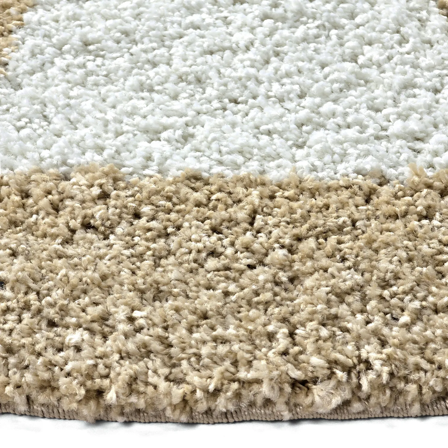 Round rugs - Asilah (beige/white)