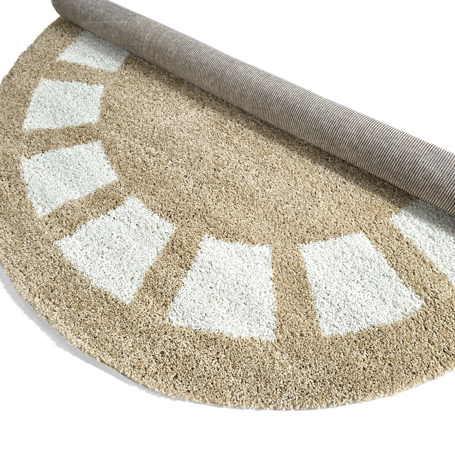 Round rugs - Asilah (beige/white)